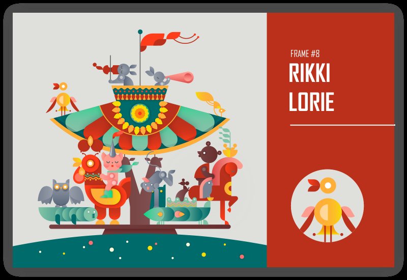 Карусель мультяшная