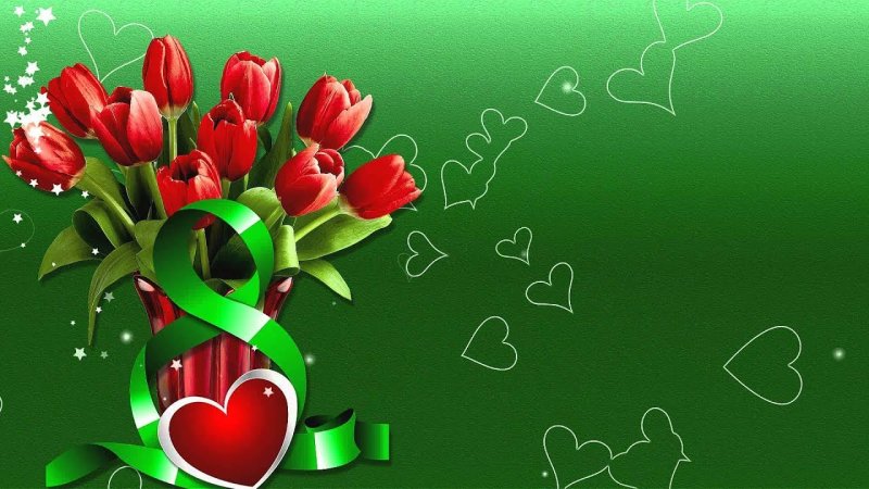 К празднику. 8 Марта