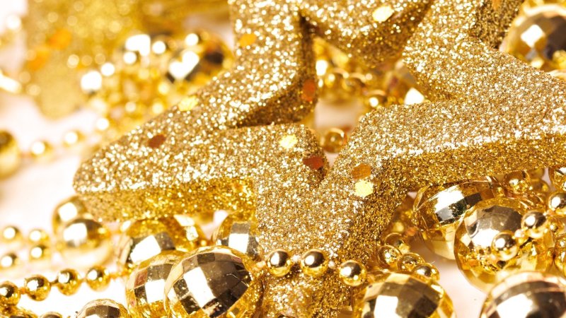 Золотистые блестки
