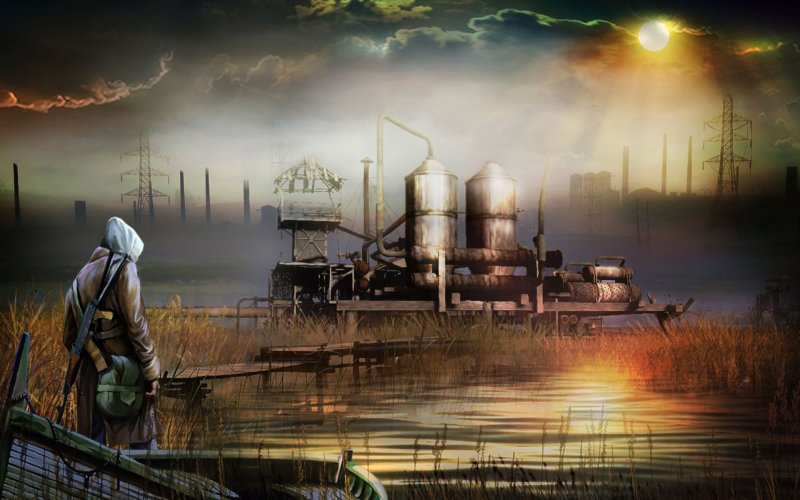 Сталкер чистое небо арт ЧАЭС