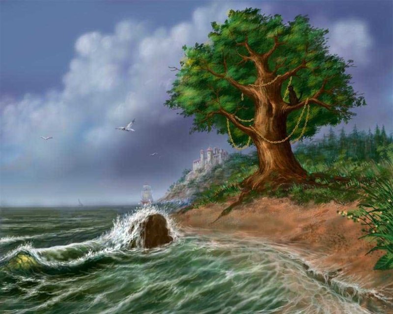 Дуб зеленый Пушкин