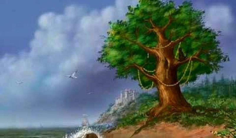 Дуб Пушкина у Лукоморья