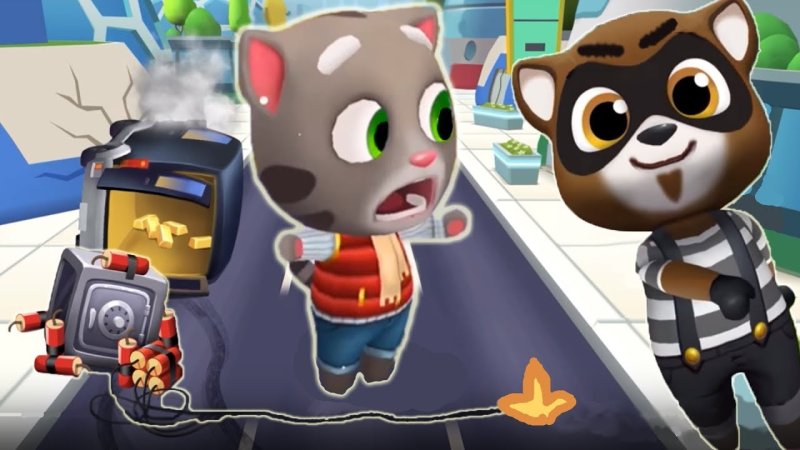 Воришка енот том за золотом