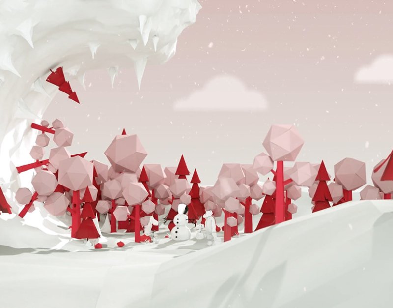 Карусель заставка зима