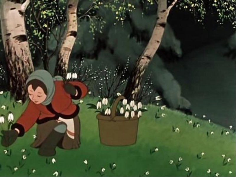 Маршак 12 месяцев мультфильм