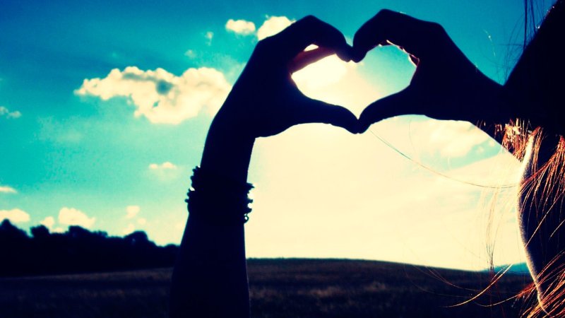 Сердце из рук