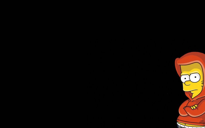 Мультяшки на черном фоне