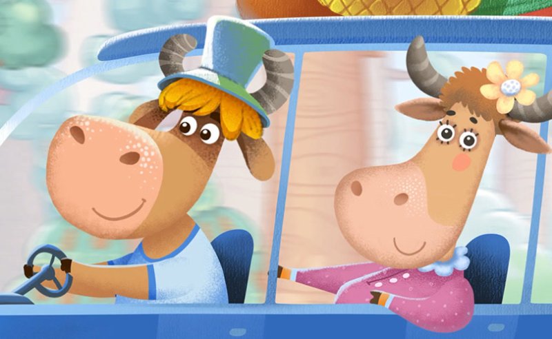 Буренка Даша мультфильм