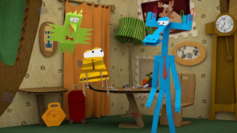 Мультик Чук Чук бумажки