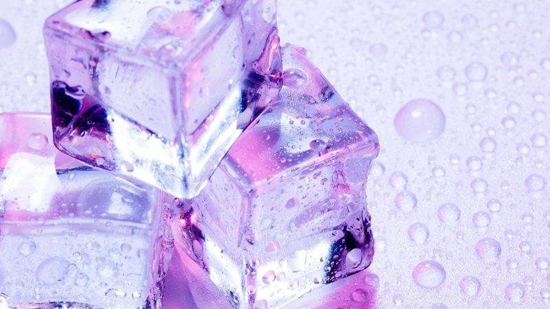 Обои кубики льда