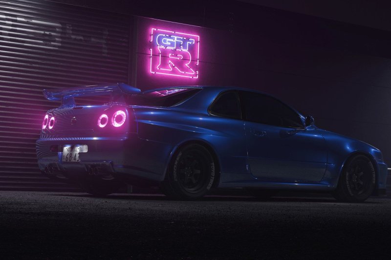 Nissan Skyline GTR r34 4k