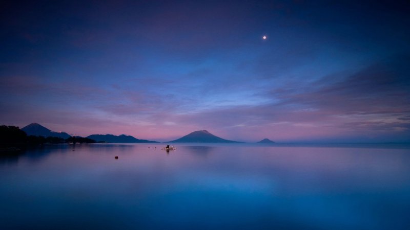 Голубой закат