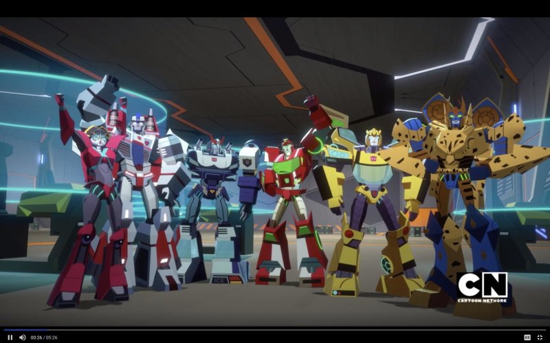 Трансформеры кибервселенная мультсериал