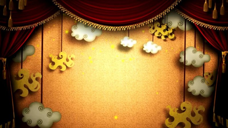 Театральная заставка