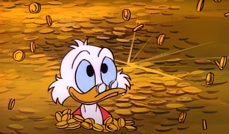 Скрудж макдак в золоте