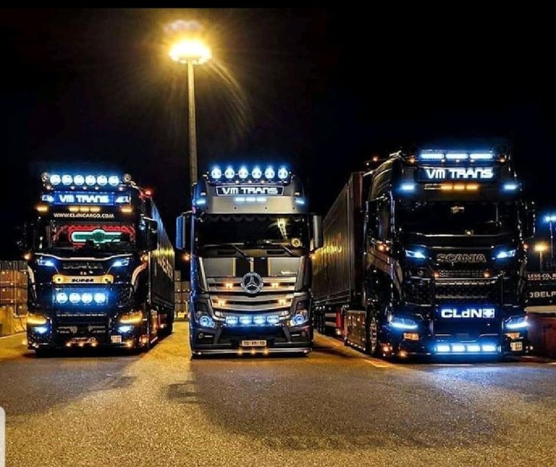 Вольво Скания и КАМАЗ Нео