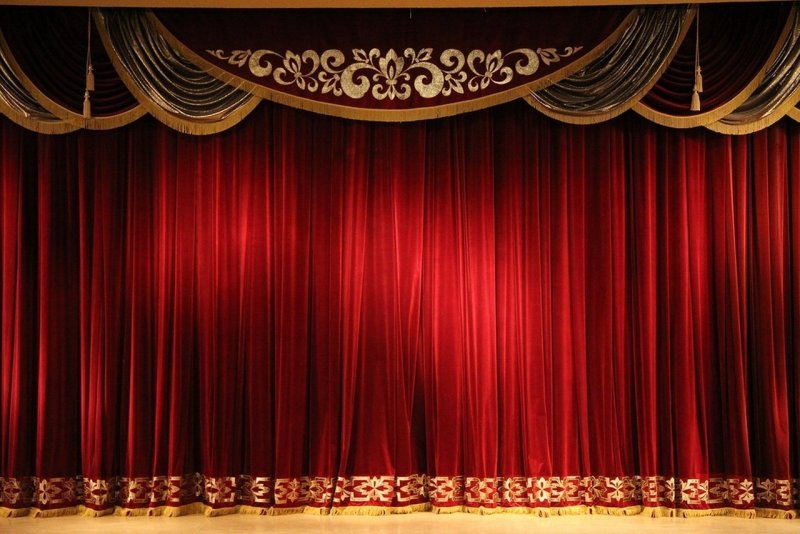 Красивый занавес