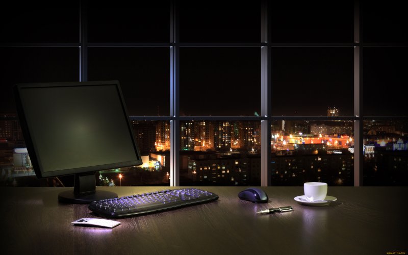 Ноутбук в интерьере