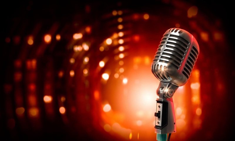 Ретро микрофон