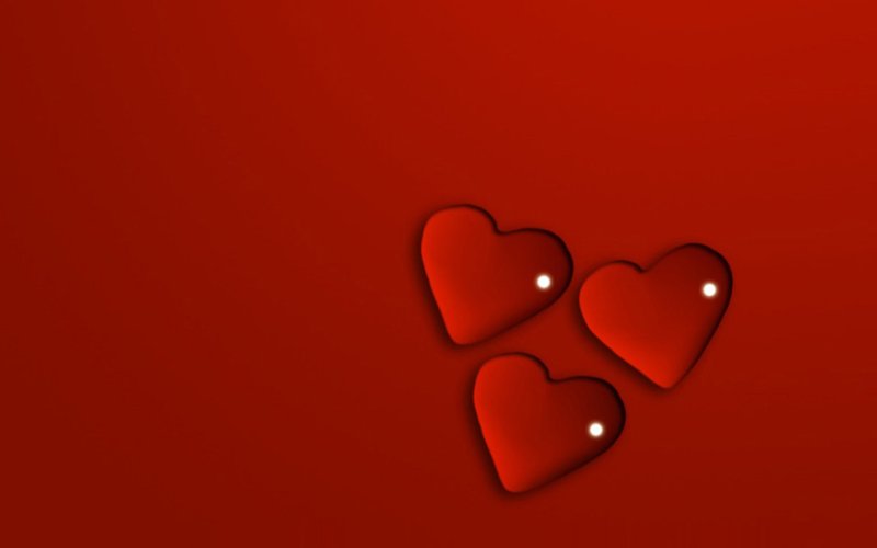 Обои с сердечками