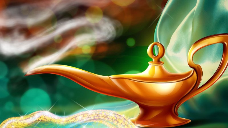 Лампа Алладина и Джина