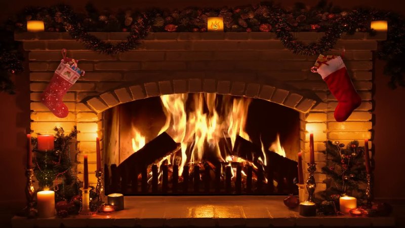 Рождественский камин