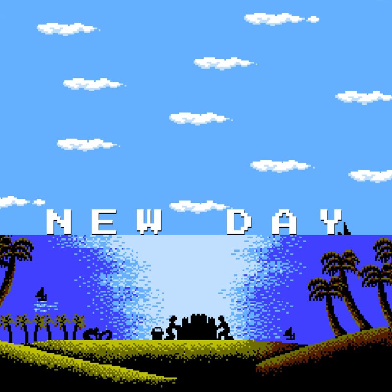 Пиксельный пляж