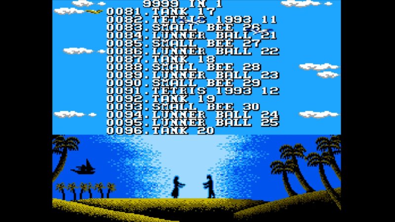 Многоигровка 9999 игр Денди