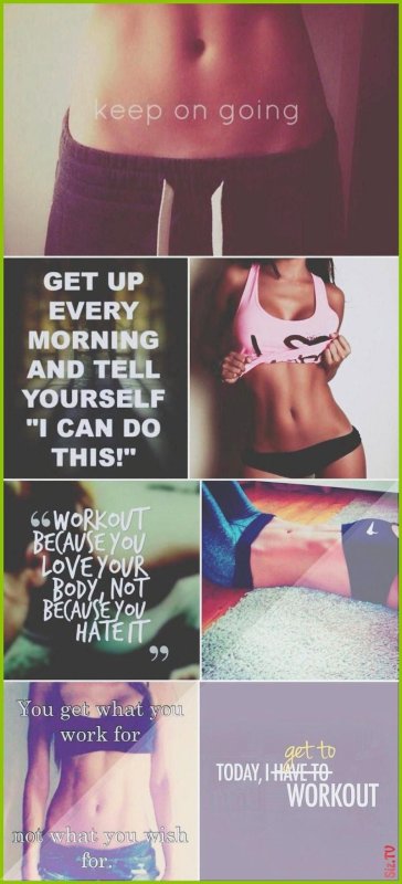 Мотивационный плакат для похудения