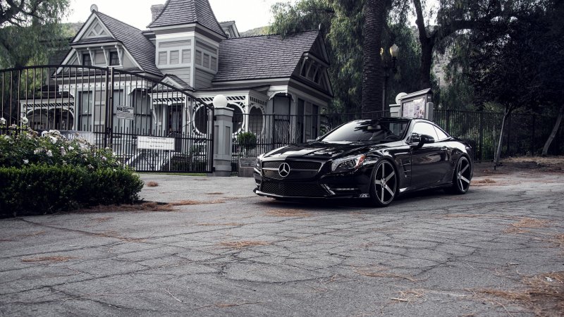 Mercedes Benz AMG Black 1920х1080