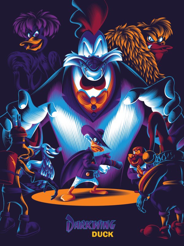 Черный плащ Darkwing Duck