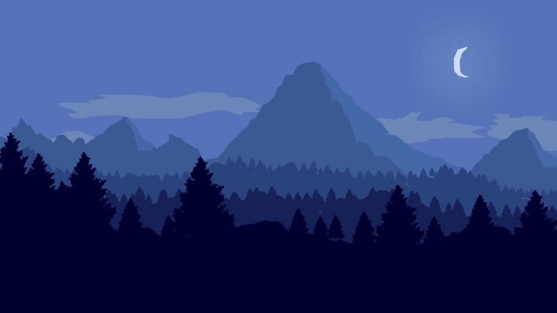 Пейзаж Минимализм