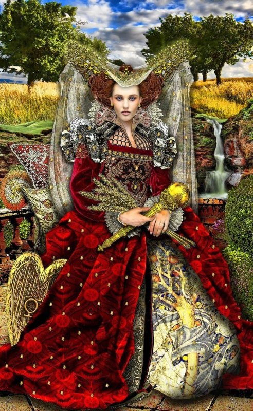 Карта Императрица Таро иллюминатов