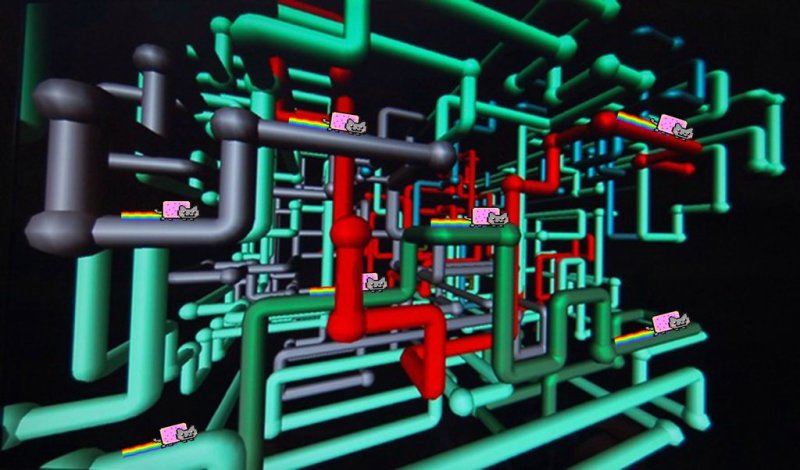 Заставка Windows трубопровод