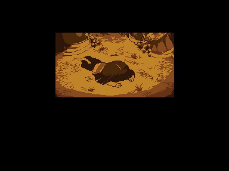 Андертейл Фриск падает в подземелье