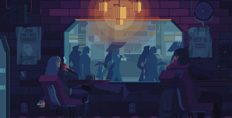 Арты gif пиксели