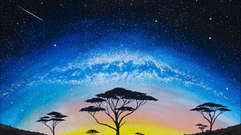 Звезды в Африке небо