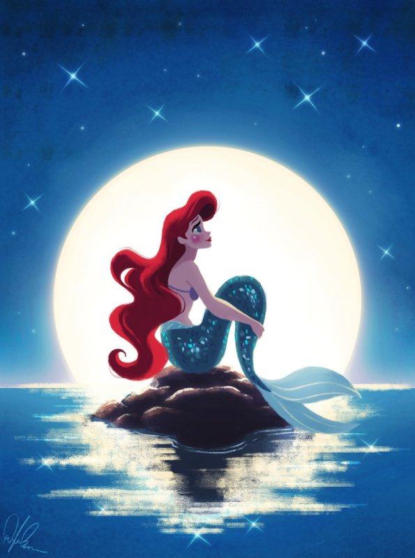 Русалочка Ариэль мультфильм Дисней