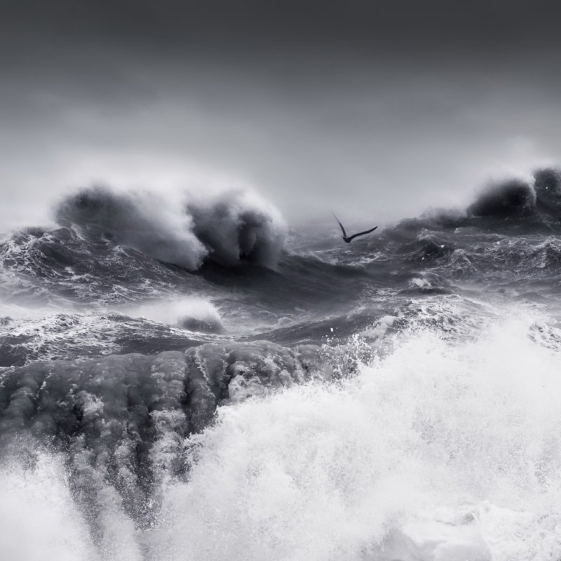 Природа море шторм