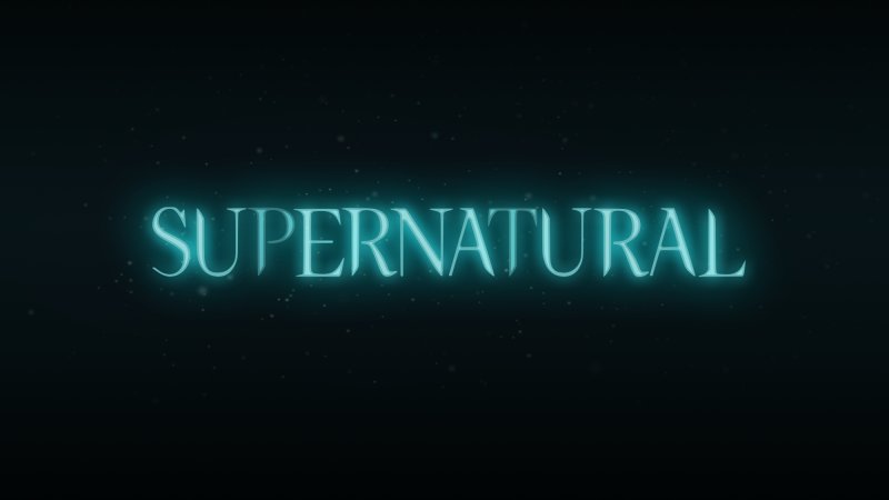 Сверхъестественное надпись Supernatural