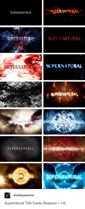 Supernatural заставка