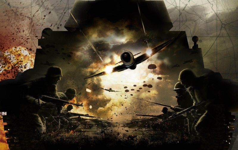 Фон на военную тему