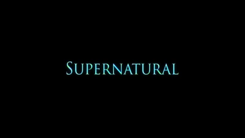 Сверхъестественное логотип сериала