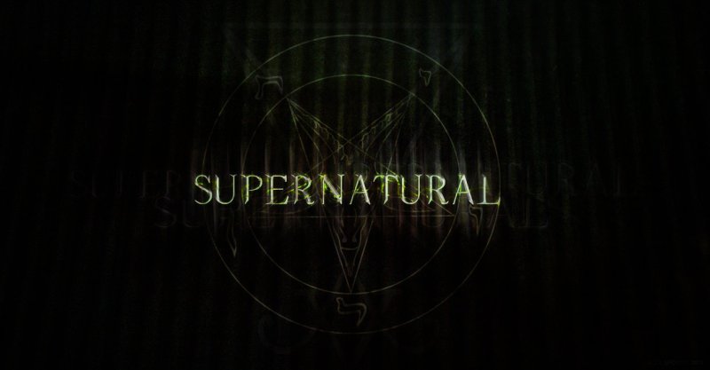 Сверхъестественное логотип сериала