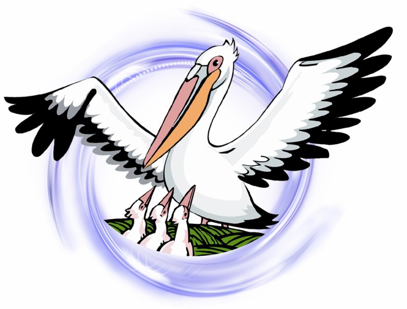 Символ учитель года Пеликан