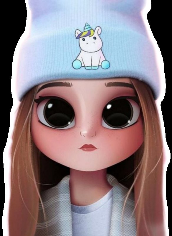 Милые мультяшные девочки