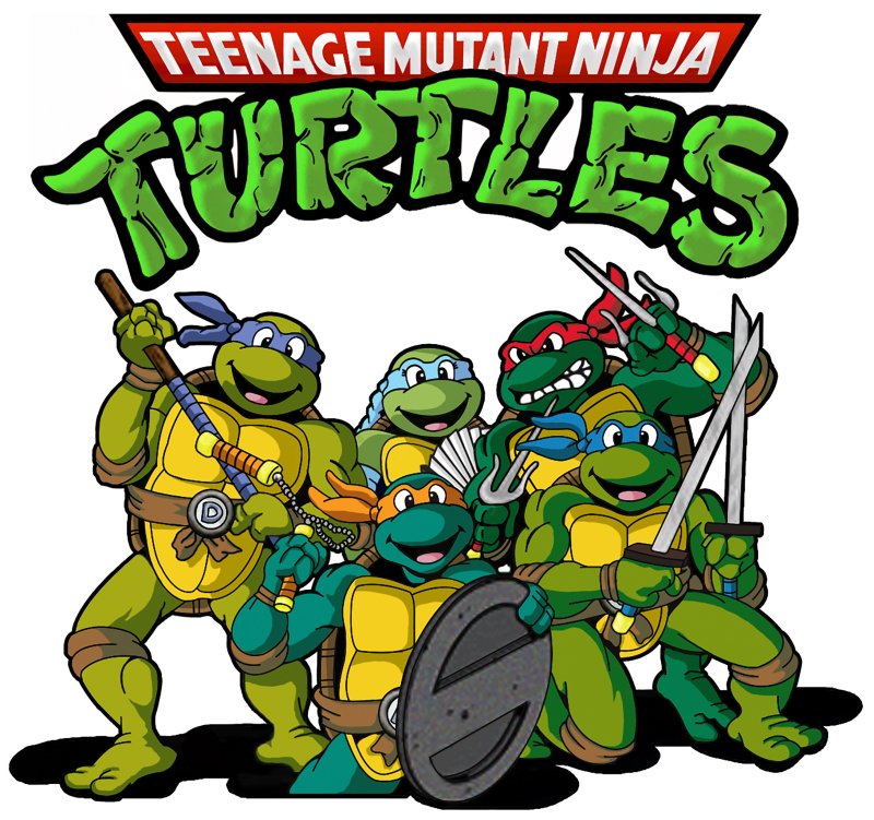 Черепашки ниндзя 1987 логотип