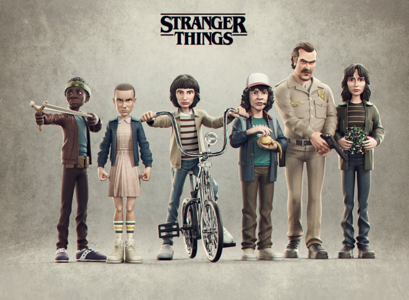Stranger things Постер