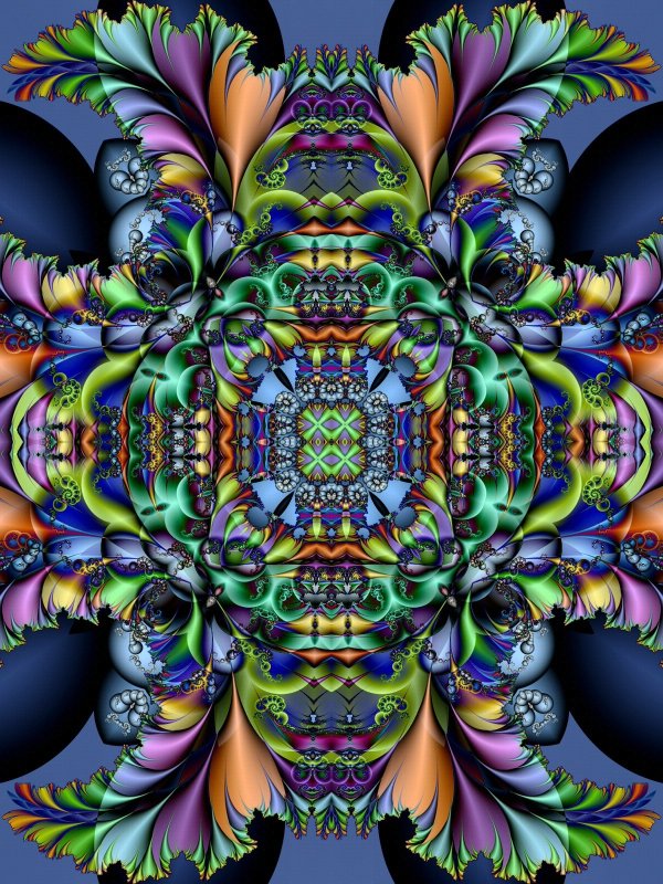 Мандала фрактал Меркурий