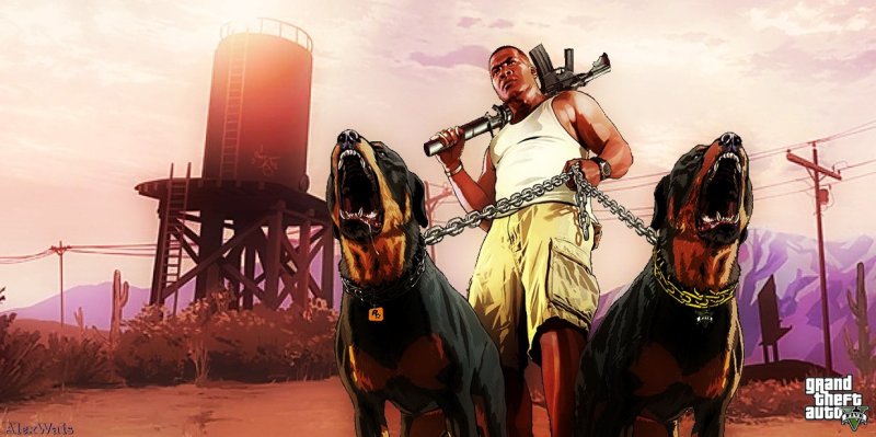 ГТА 5 Франклин и Чоп